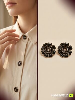 Petal Kiss - Detachable Cuff Buttons